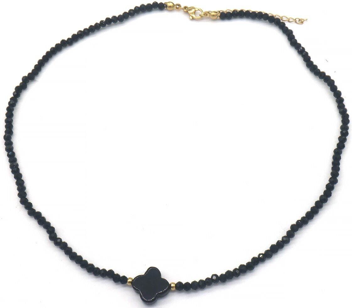 C-F15.1 N100-012-1 S.Stahlkette Glasperlen