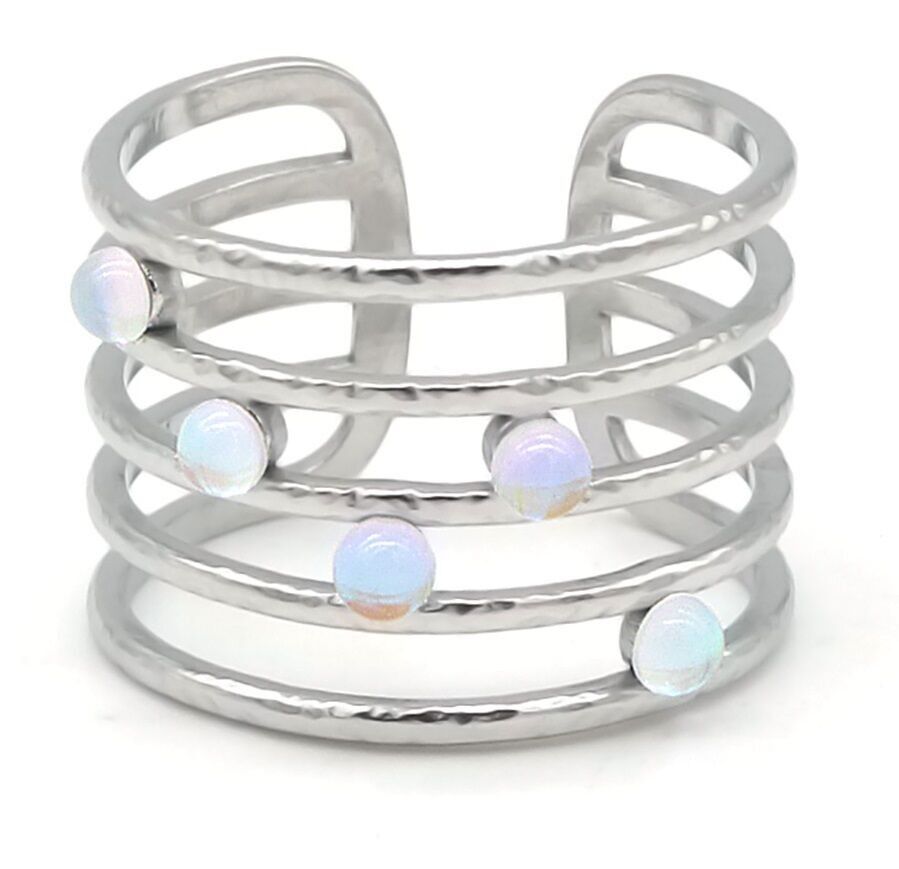 H-D18.1 R2457-081S S.Anello in acciaio regolabile