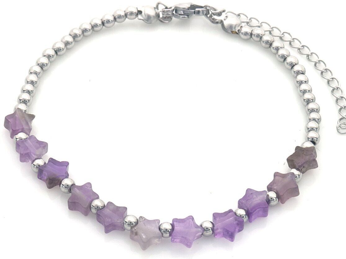 B-B14.1 B100-153S-1 S.Bracciale in acciaio con stelle