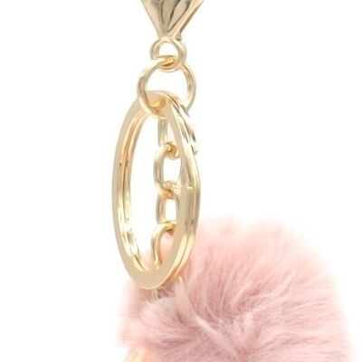 A-F1.2 KY2403-140-5 Keychain Icecream 6cm Old Pink