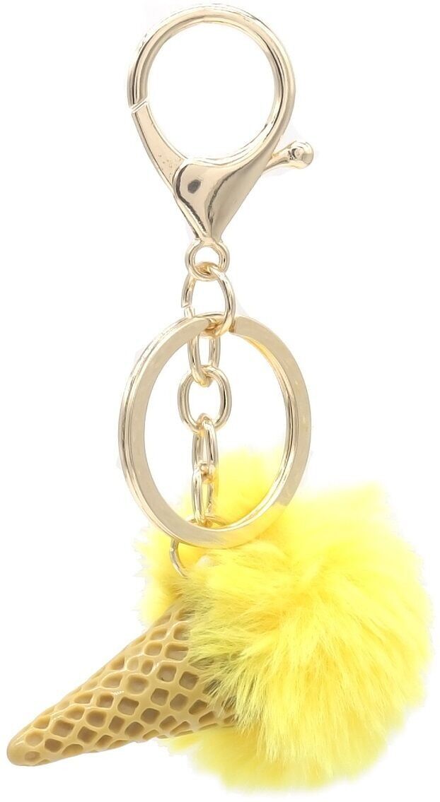 A-D24.2 KY2403-140-7 Portachiavi Gelato 6cm Giallo