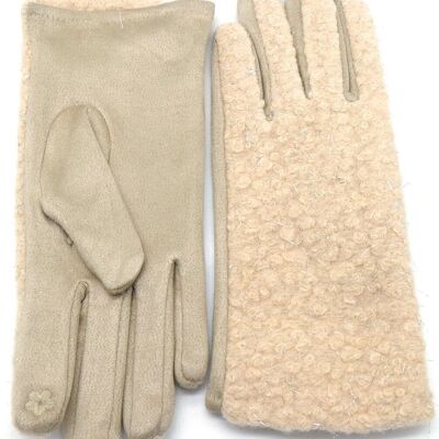 R-G5.1 GLOVE501-029-2 Gants Teddy Glitter