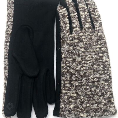 Q-D4.2 GLOVE501-029-4 Gloves Teddy Glitter