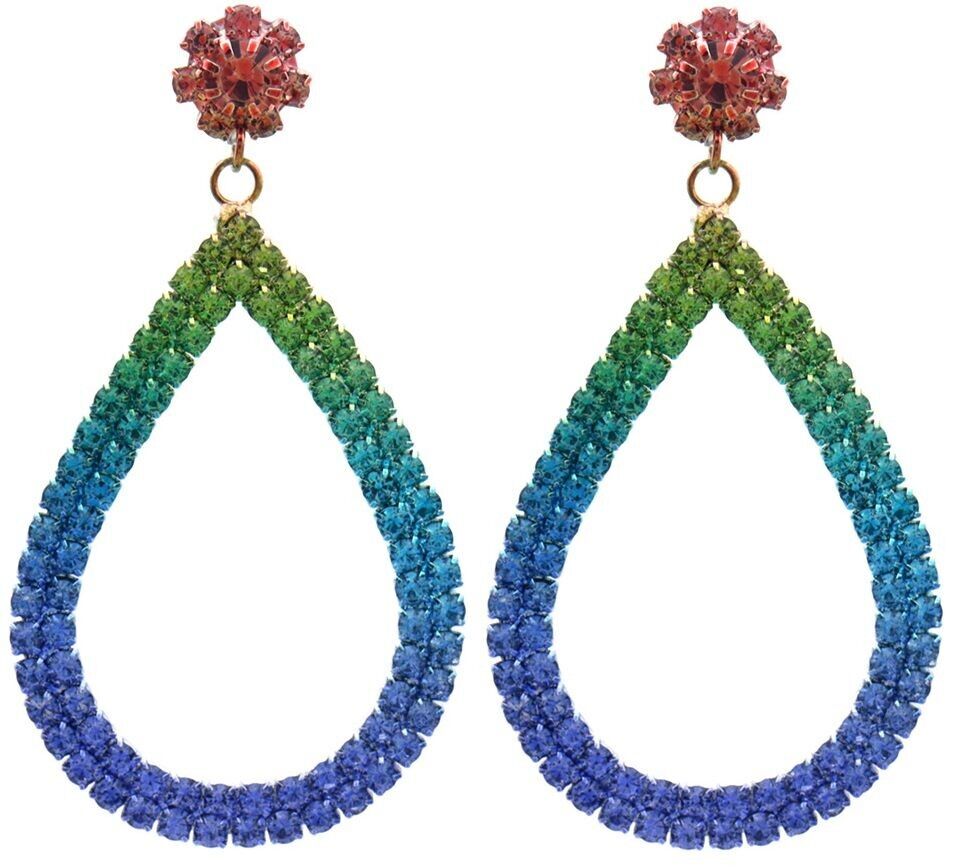 F-D7.2 E2458-071-2 Orecchini Cristallo 6.5cm