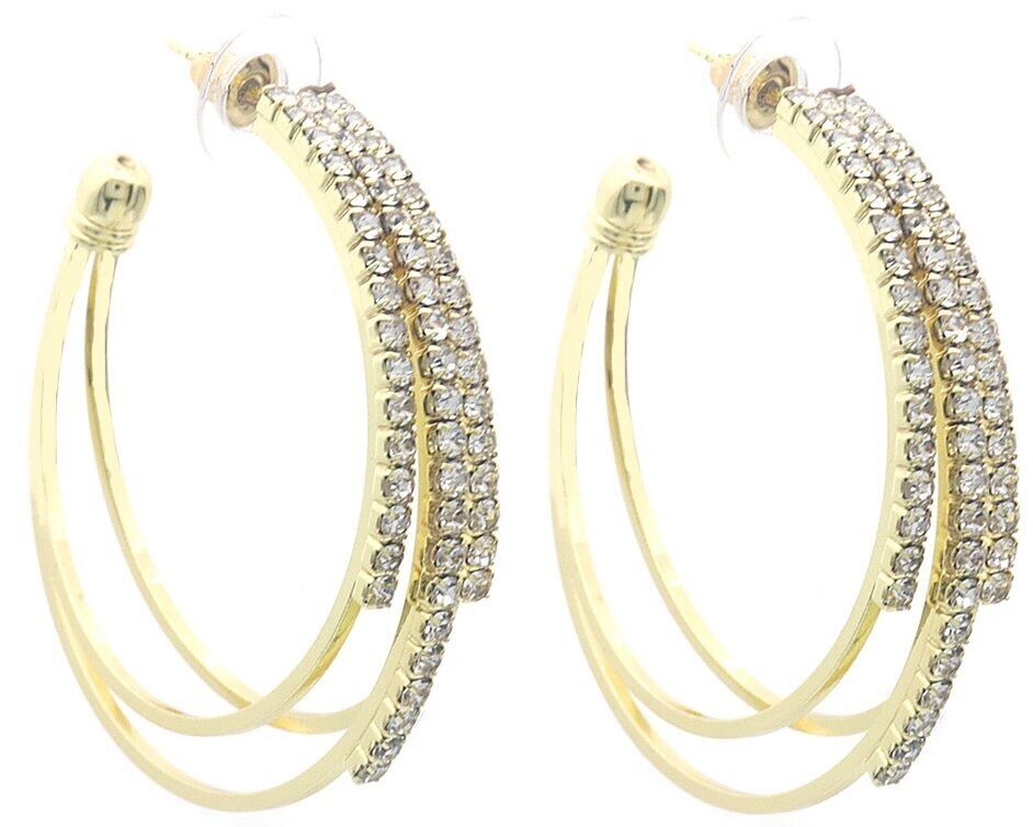 F-D25.1 E2458-122-1 Orecchini Cristallo 4.5cm