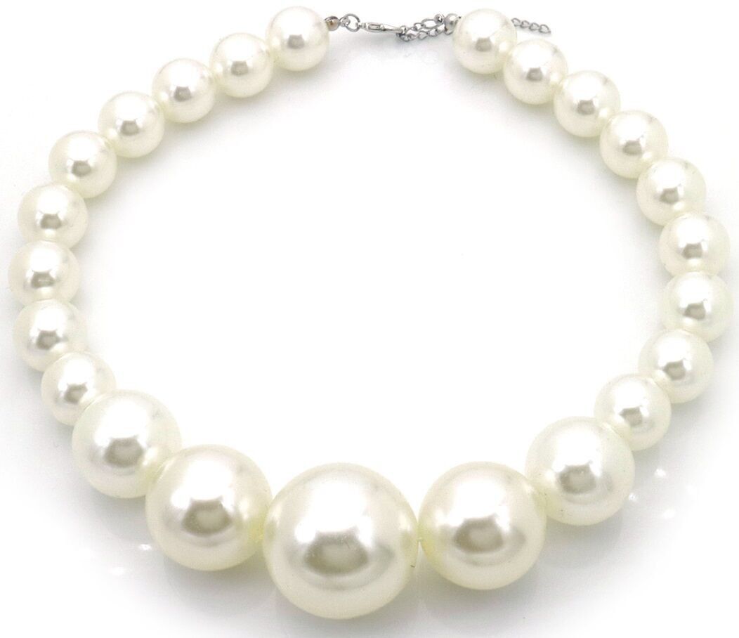 E-B13.1 N2458-001 Collana Perle Oversize 40-45cm