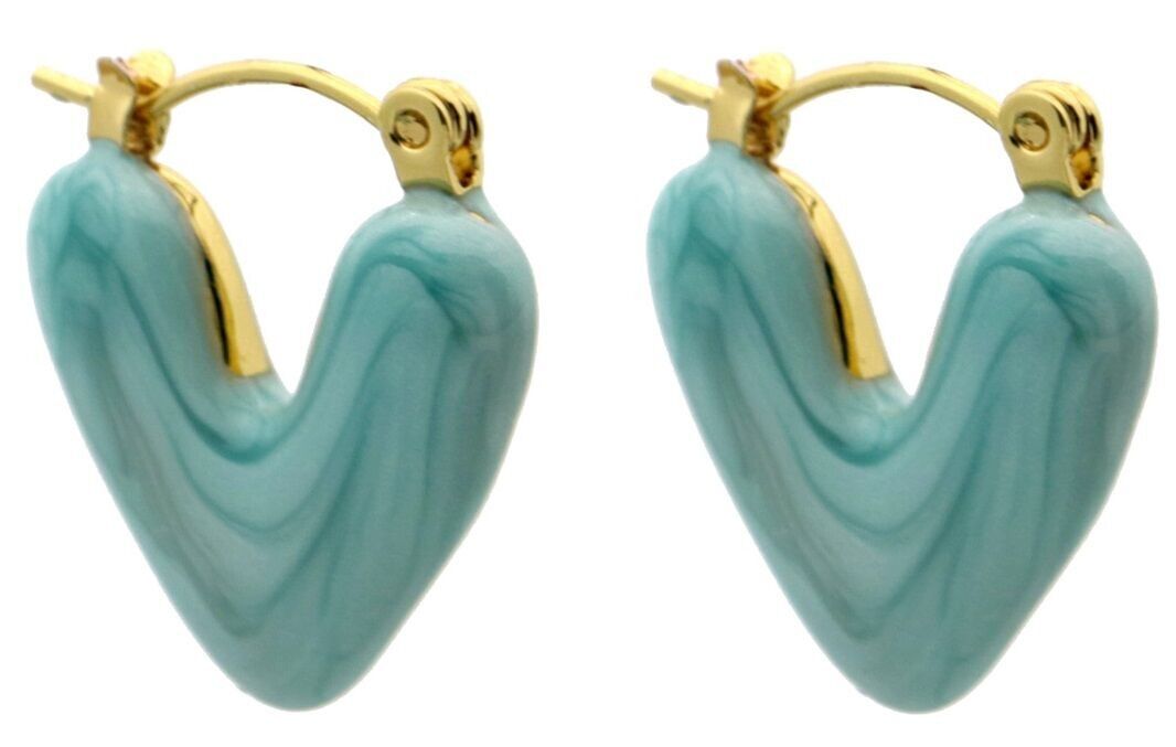 C-A20.2 E936-014G-3 S.Orecchini in acciaio a forma di cuore 2 cm