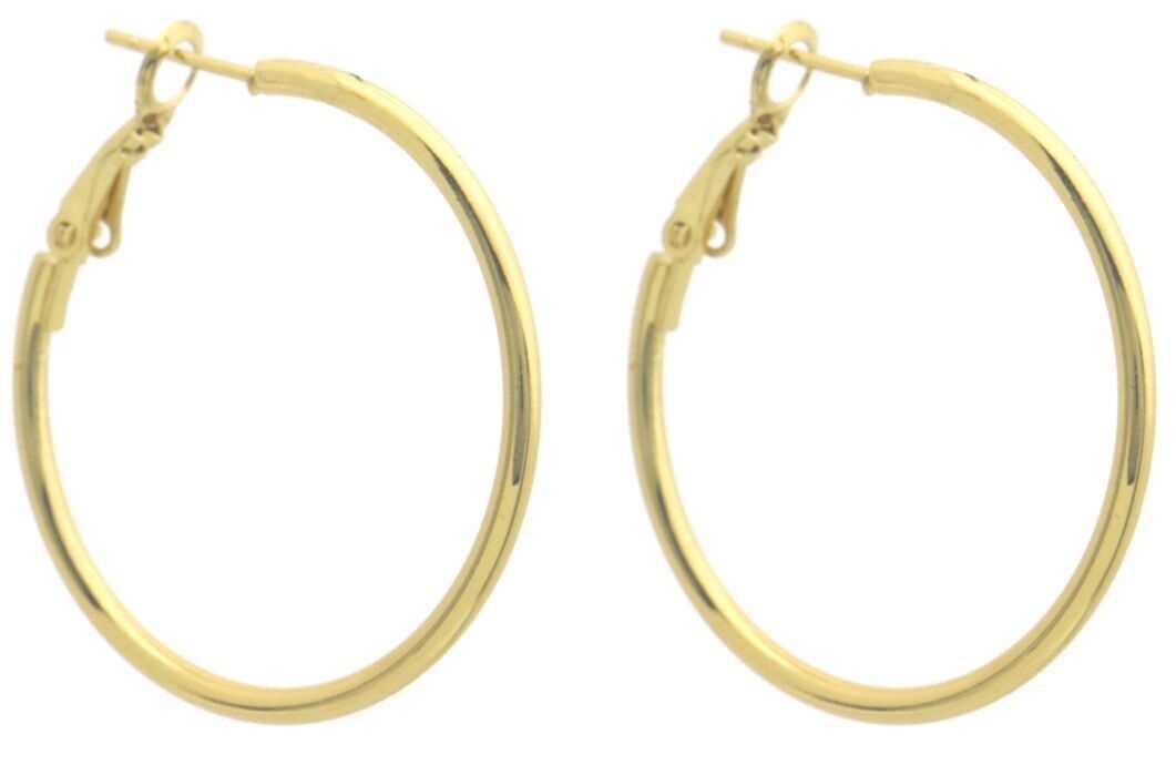 B-F21.2 E926-007G S.Orecchini creoli in acciaio 35mm