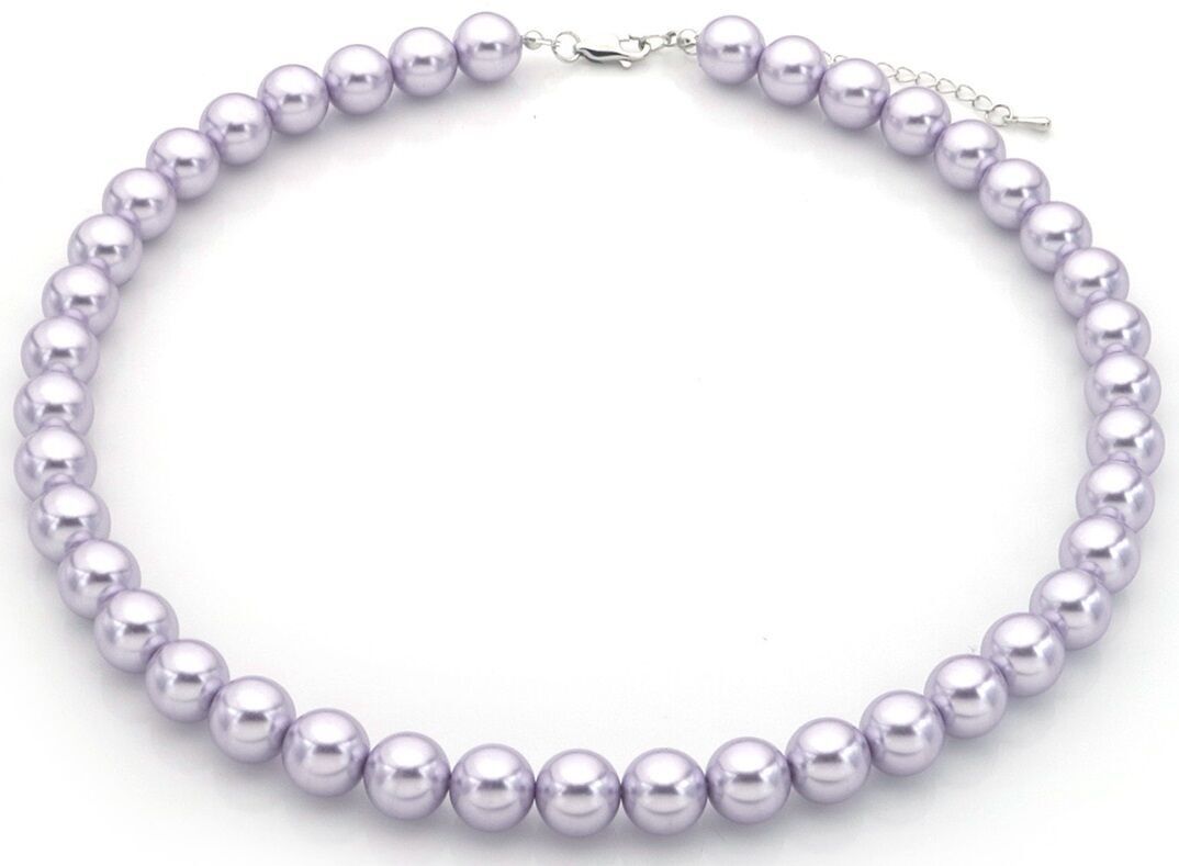 C-B12.2 N928-001-4 Collana di perle di vetro 10 mm