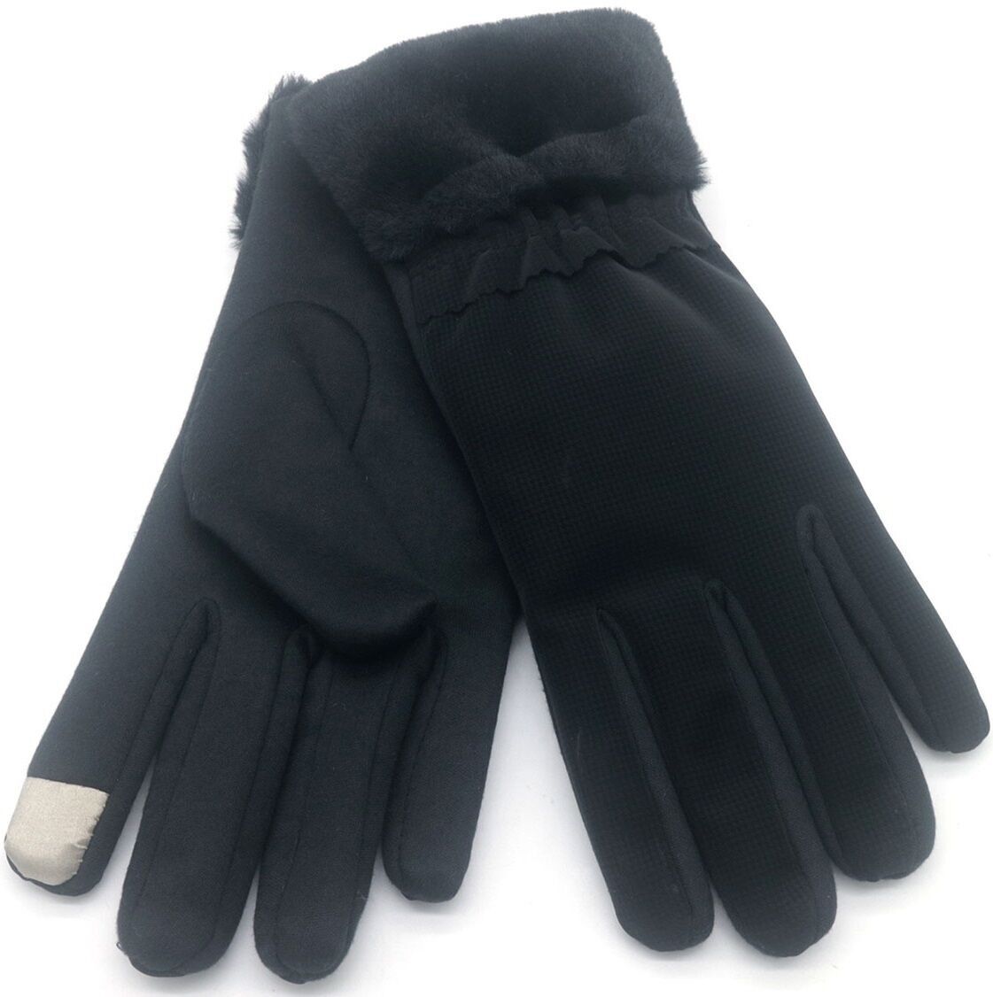 E-C13.1 GLOVE703-031-1 Guanti invernali spessi neri