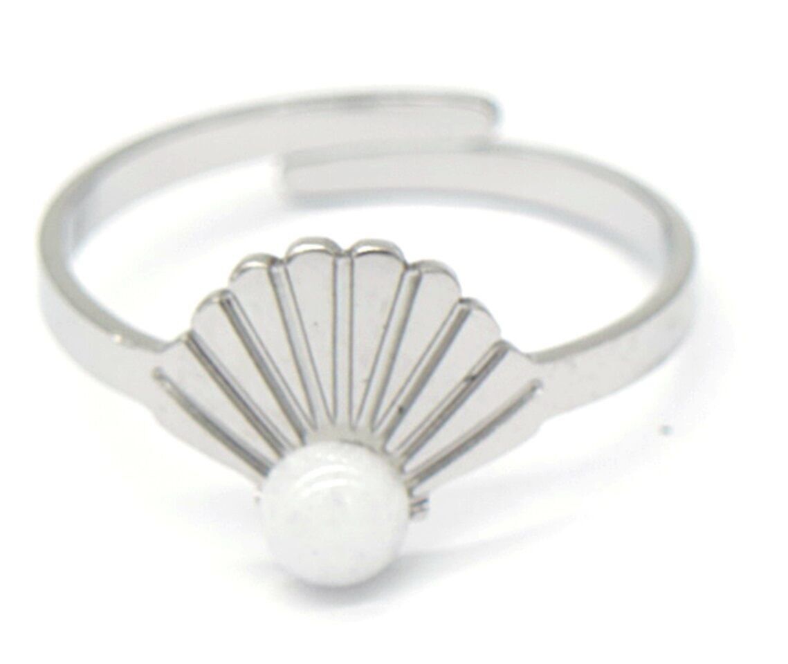 D-B4.4 R031-009S S.Anello in acciaio con pietra regolabile