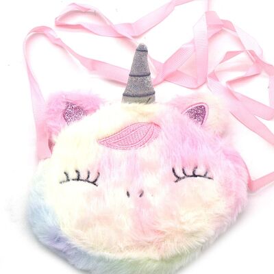 J-E1.1 WA2403-005-1 Bolsa de peluche Unicornio 12cm