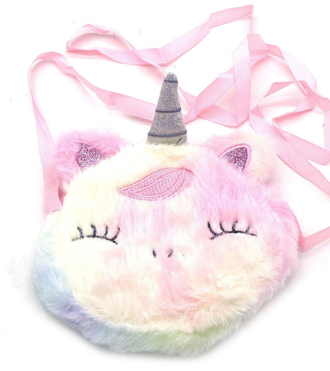 J-E1.1 WA2403-005-1 Borsa di peluche Unicorno 12cm