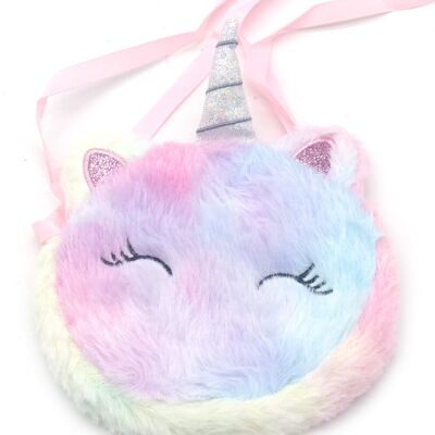 J-E13.1 WA2403-005-3 Bolsa de peluche Unicornio 12cm