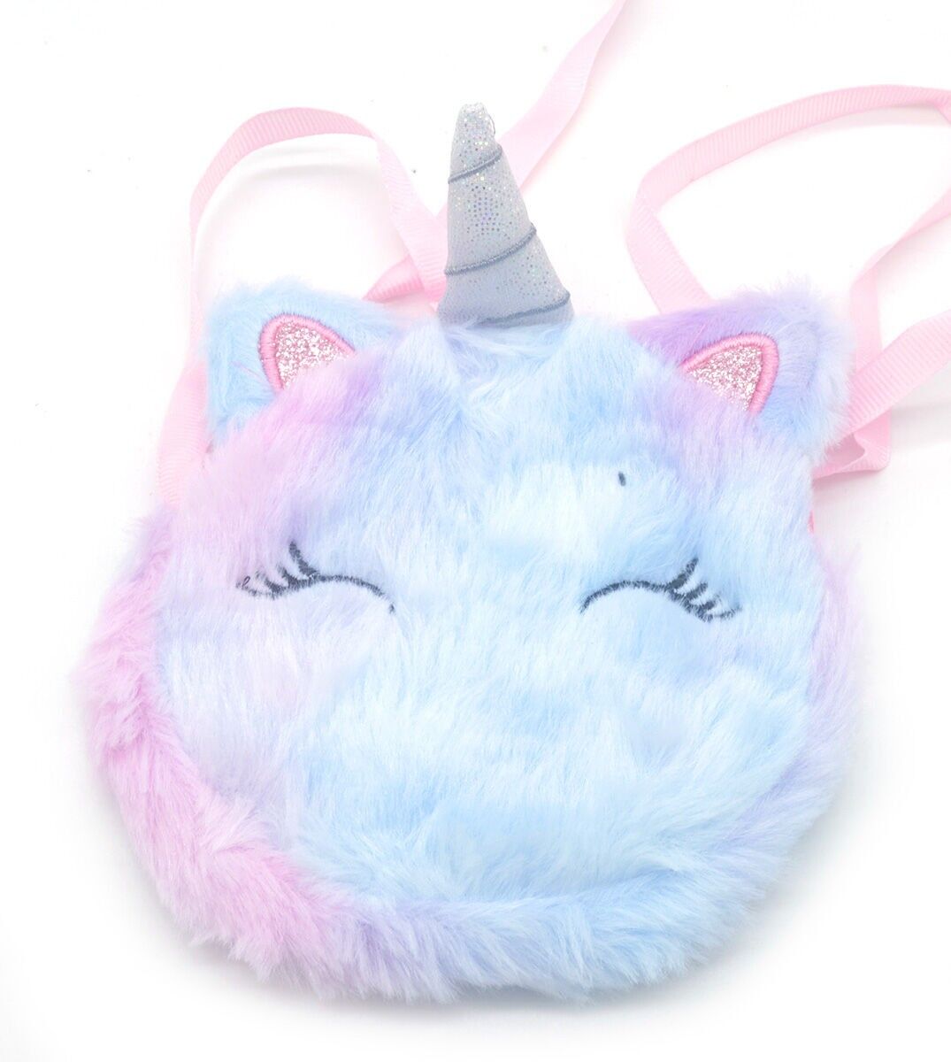 J-C1.1 WA2403-005-4 Borsa di peluche Unicorno 12cm
