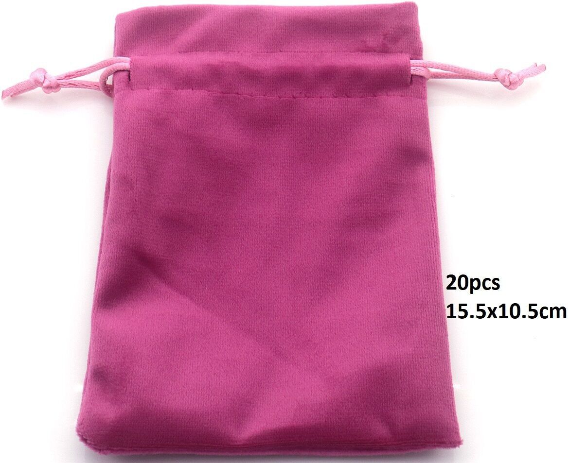 L-D4.1 PK2437-001-2 Borsa regalo in velluto 15.5x10.5 cm - 20 pezzi