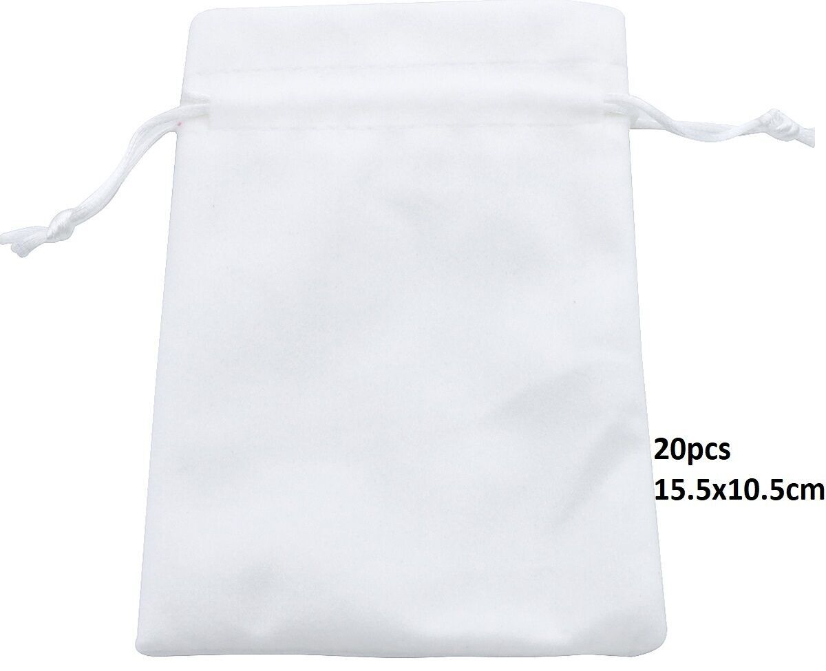 T-B3.1 PK2437-001-3 Borsa regalo in velluto 15.5x10.5 cm - 20 pezzi