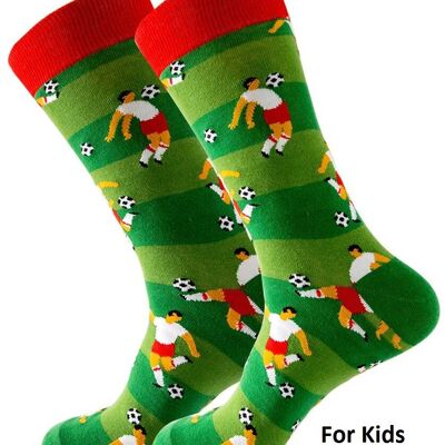 S-B2.1 SOCK2461-011 Calcetines de fútbol para niños talla 33-38