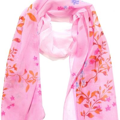 I-A15.1 SCARF2480-012-46 Écharpe d'été extra fine 150x50cm