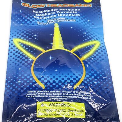 Q-A7.1 bâton lumineux LED950-008 Diadème Licorne - Couleurs mélangées