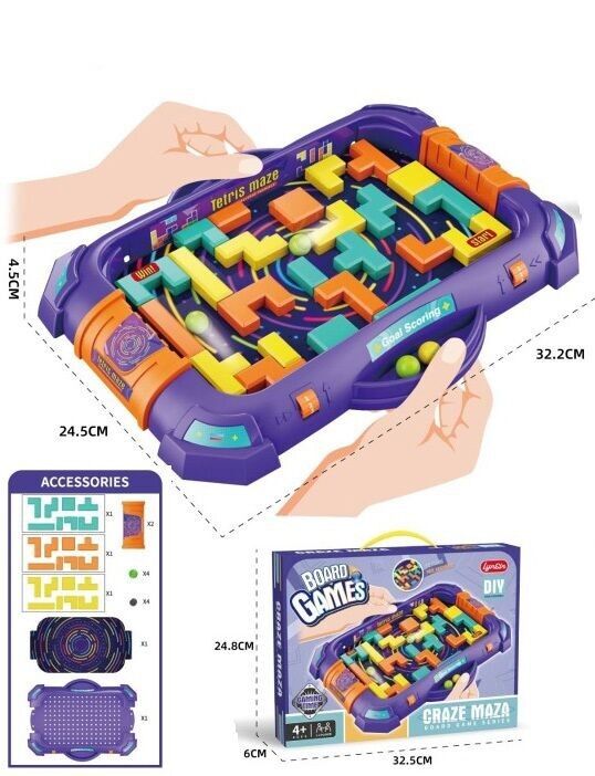 Z-F6.2 WFM826161 Gioco da tavolo Crazy Maze 32x25x6cm