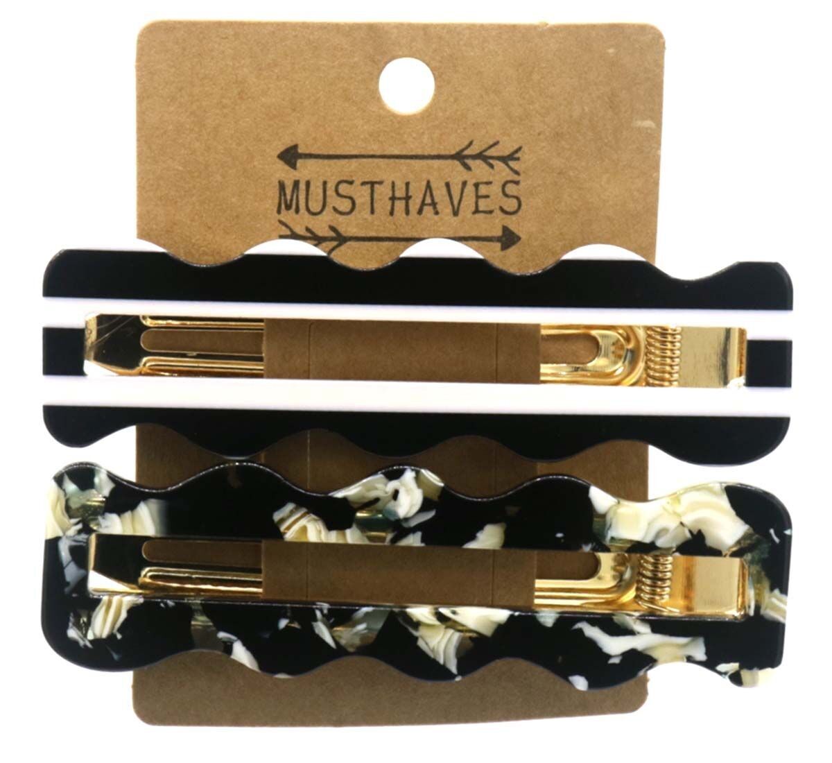 C-B21.2 H719-002 Set di fermagli per capelli 2 pezzi