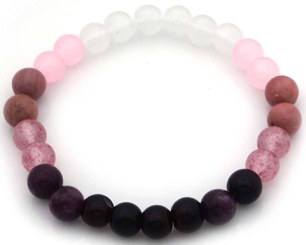 H-C9.2 B003-005 Bracciale in pietra 8mm