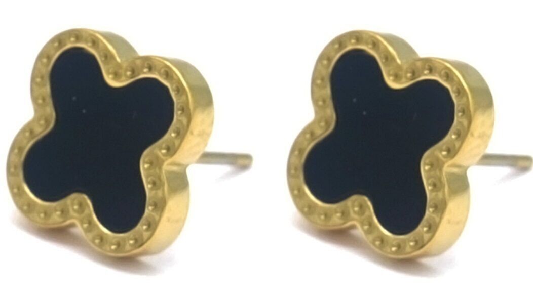 B-E23.2 E089-002G S.Trifoglio in acciaio 11mm nero