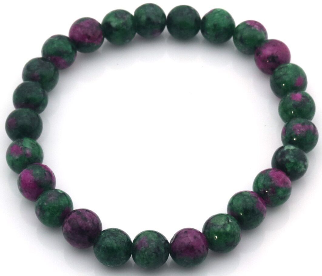 A-A17.2 B003-036 Bracciale in pietra 8 mm - 19 cm