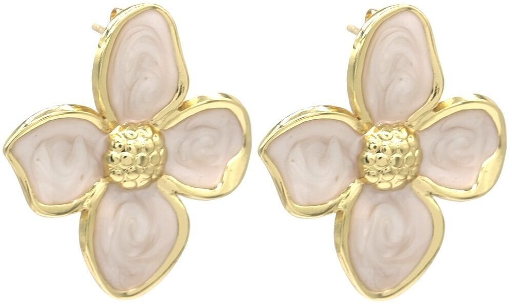 G-A15.2 E091-063G-2 S.Orecchini in acciaio Fiore 3cm