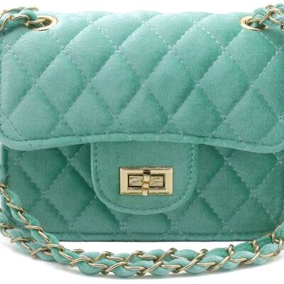 L-D6.1 BAG911-006-2 Bolsa PU Terciopelo 18.5x14x7cm