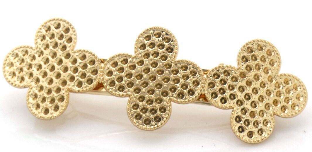 J-B2.2 H918-014-1 Fermaglio per capelli a forma di trifoglio 7 cm