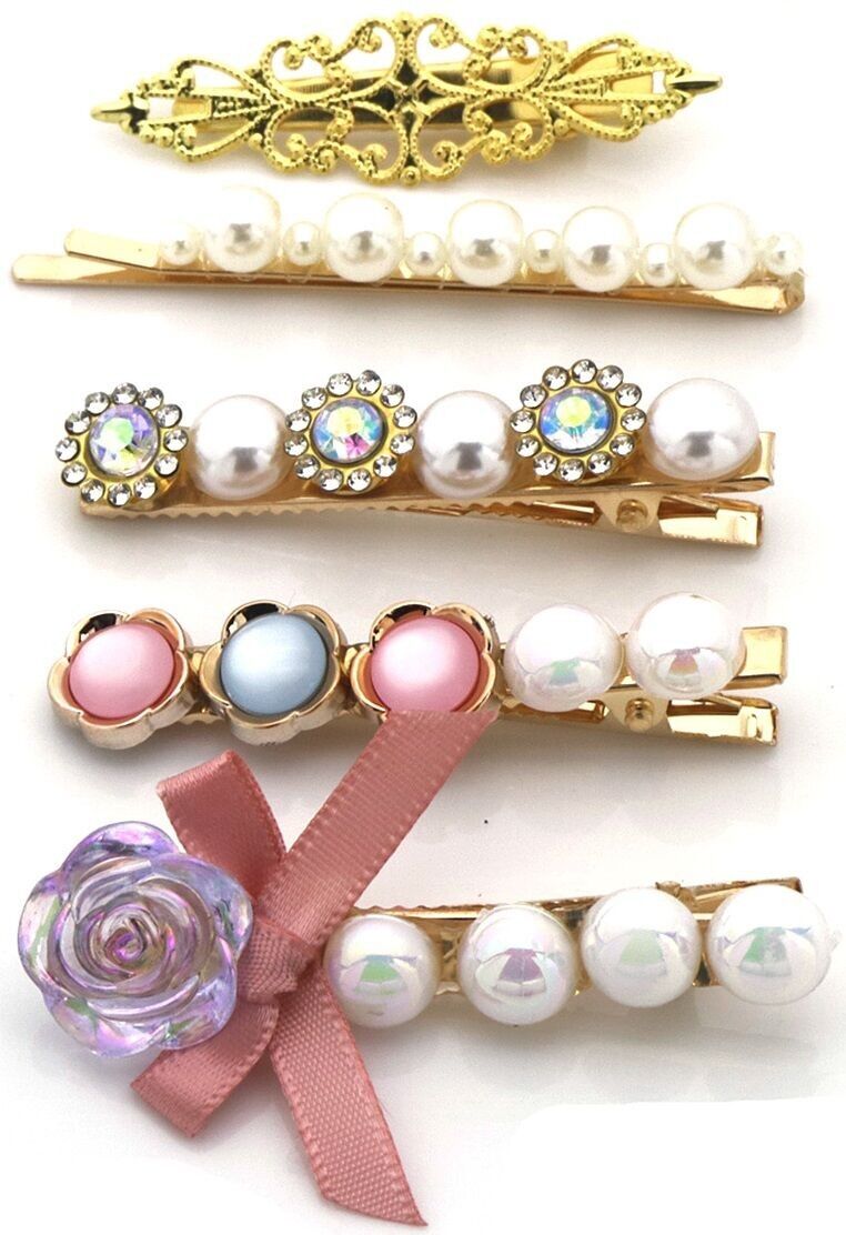 X-O5.3 H919-001-2 Set di fermagli per capelli 5 pezzi