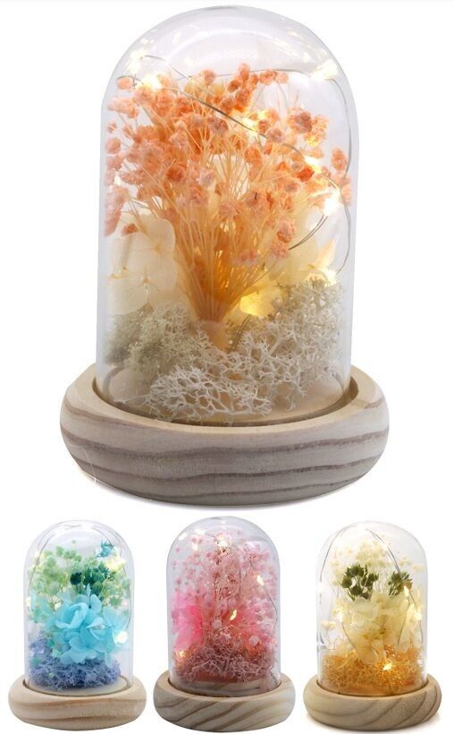 R-M4.2 C955-003M Portafiori in vetro con LED 12.5x9cm - 1 pz