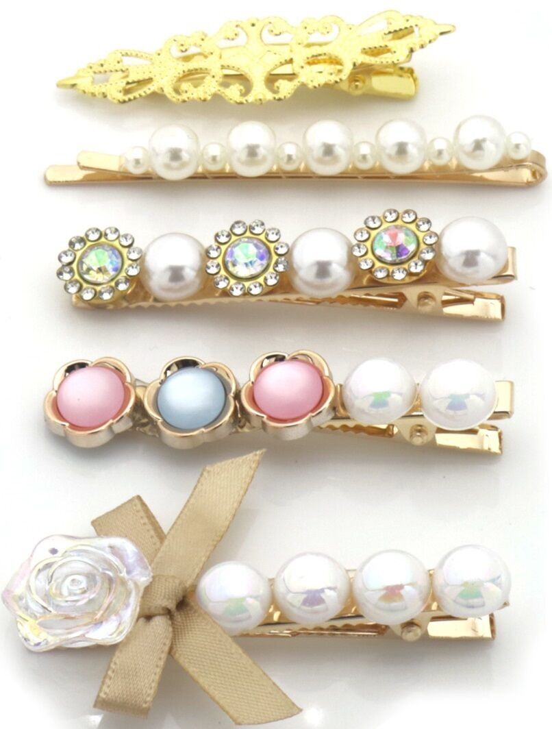 I-C12.1 H919-001-1 Set di fermagli per capelli 5 pezzi