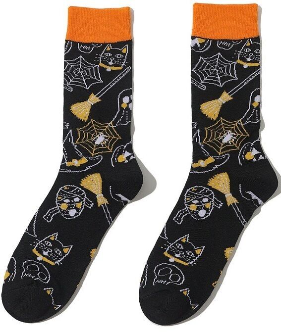 S-E4.4 SOCK2316-106-1 Paio di calzini taglia 38-45 Halloween