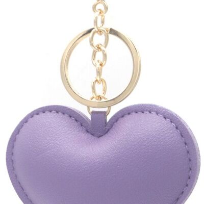 S-F6.3 KY2403-150-4 Keychain PU Heart 7.5cm