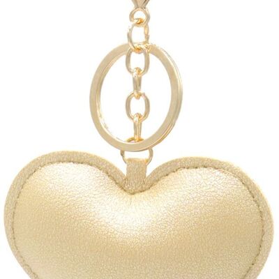 S-F8.3 KY2403-150-5 Keychain PU Heart 7.5cm