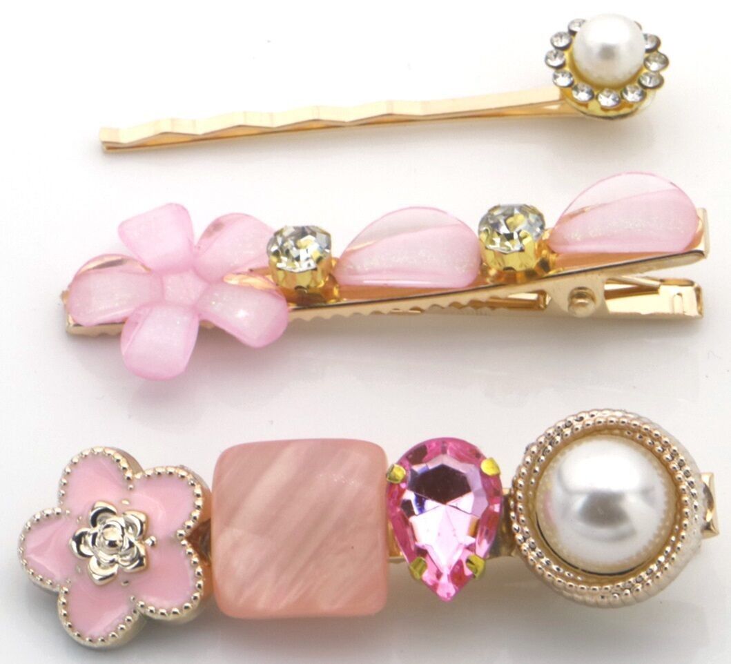 S-C7.4 H919-003-1 Set di fermagli per capelli 3 pezzi