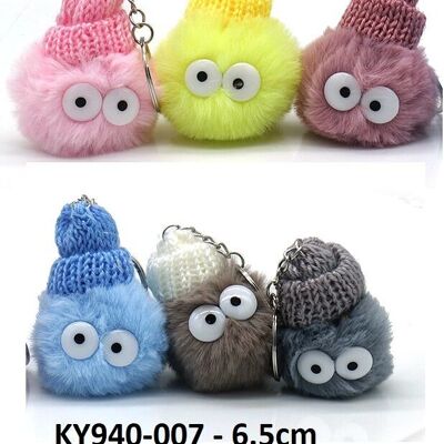 K-A4.1 KY940-007 Keychain 6cm - Mixed Colors - 1pc