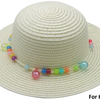 Q-K6.2 HAT901-002-1 Sombrero de verano para niños