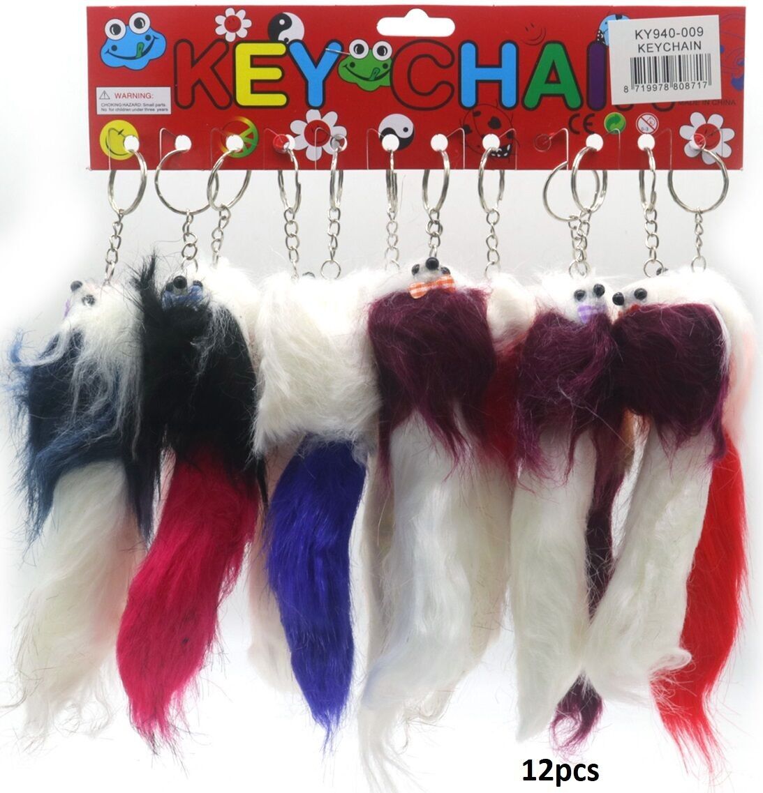 L-F7.1 KY940-009 Portachiavi Volpe 18cm - 12 pezzi