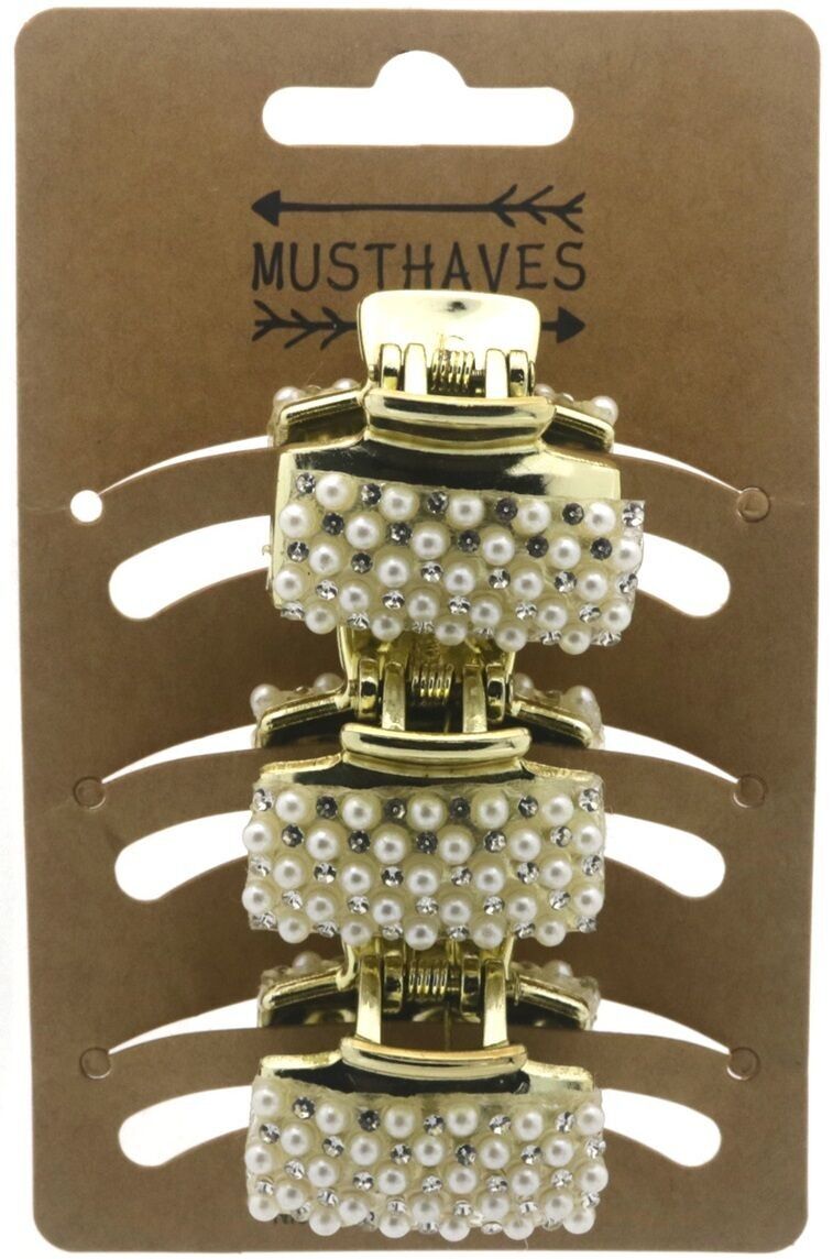 X-J7.2 H921-004 Fermagli per capelli da 3 cm, set da 3 pezzi