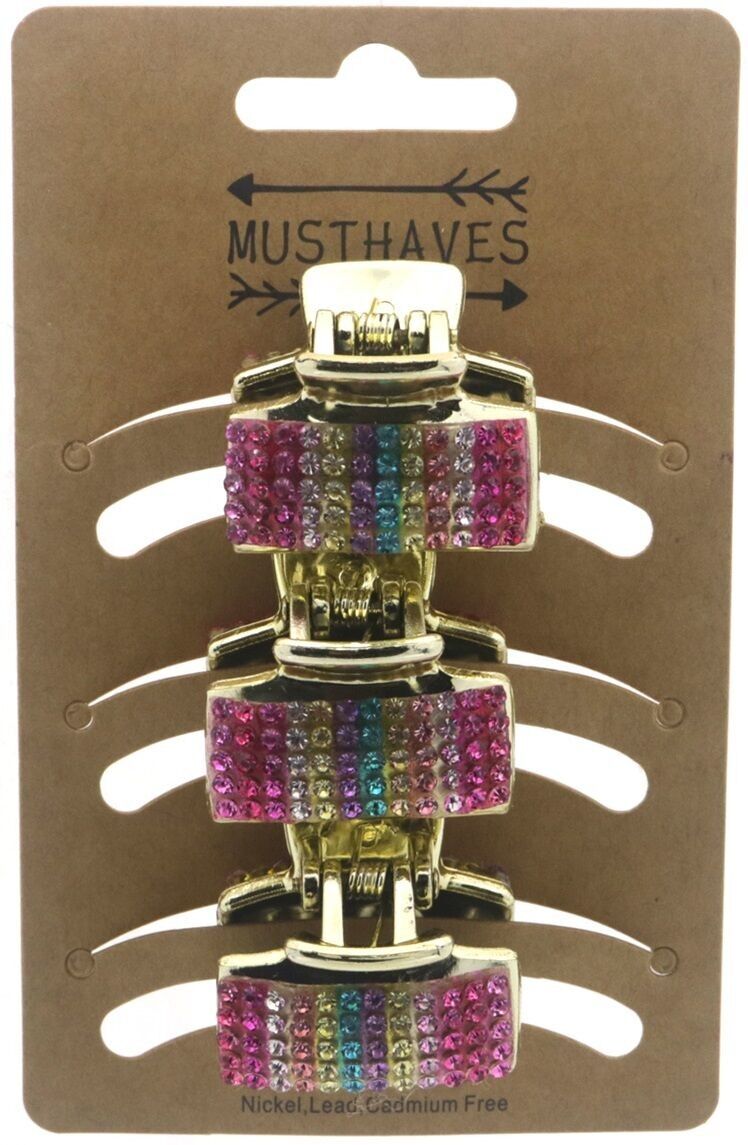 X-J3.1 H921-003 Fermagli per capelli da 3 cm, set da 3 pezzi