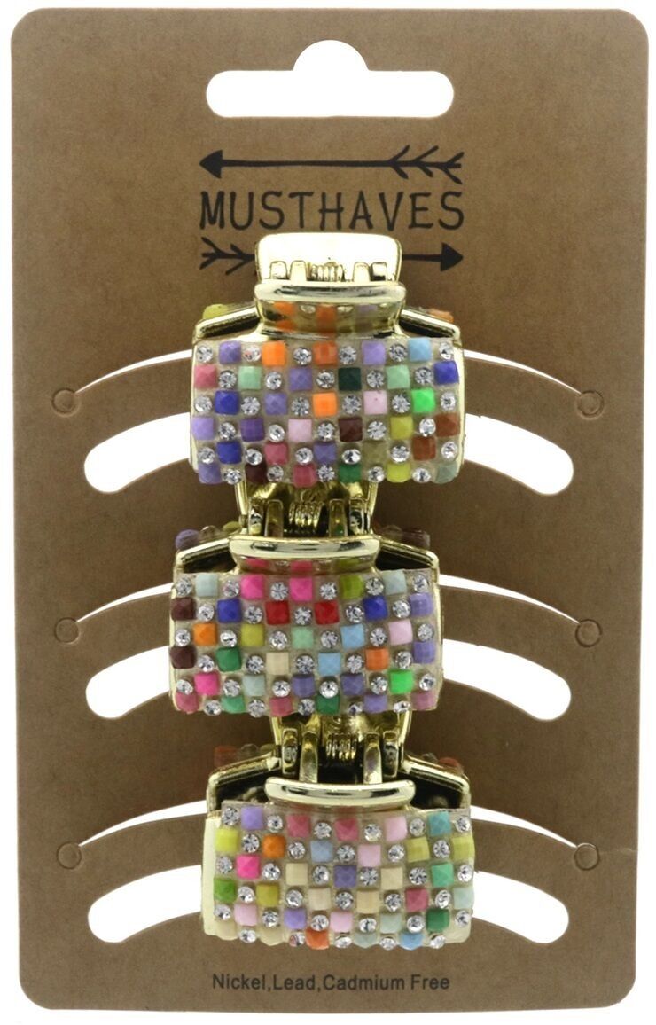 E-A23.1 H921-005 Fermagli per capelli da 3 cm, set da 3 pezzi