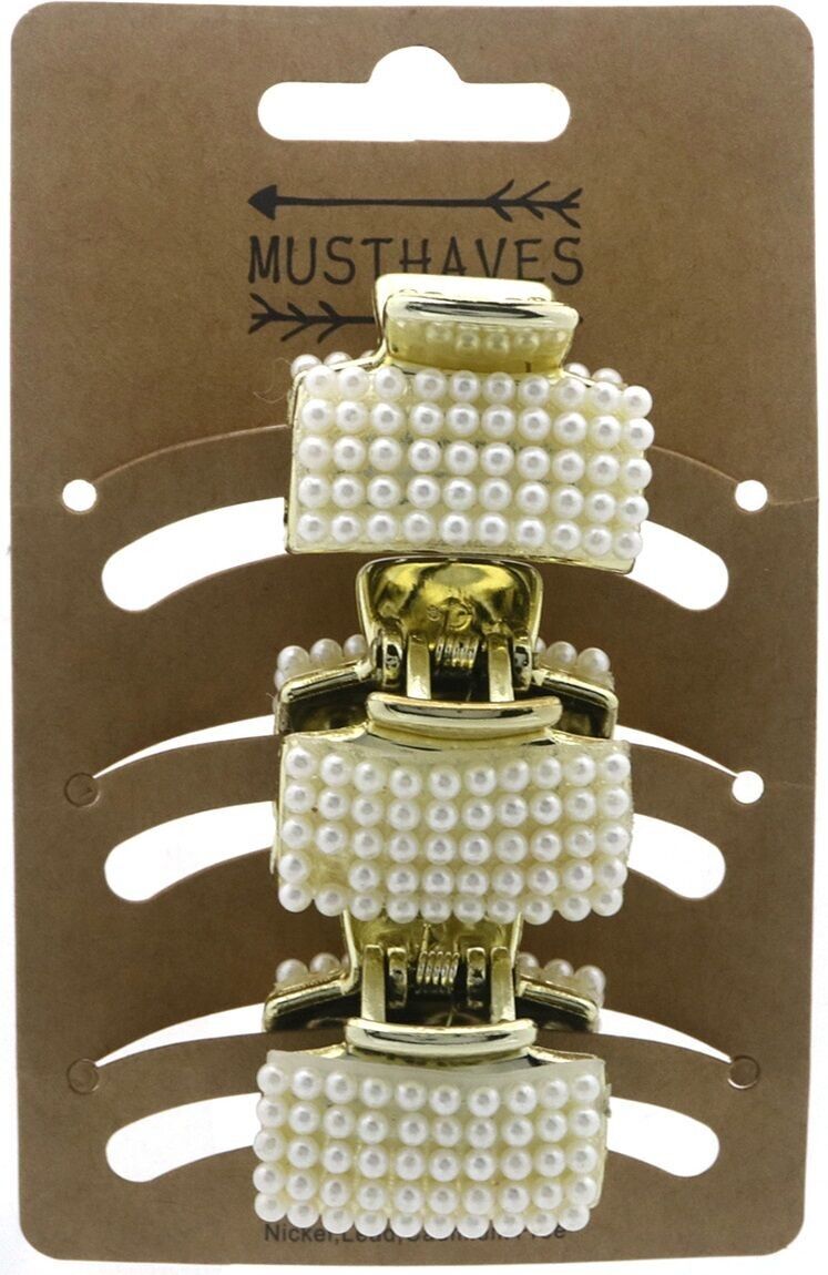 X-F8.1 H921-006 Fermagli per capelli da 3 cm, set da 3 pezzi