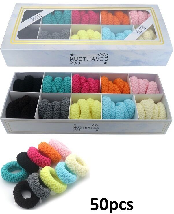 Q-J2.2 elastici per capelli H922-004 in scatola da 50 pezzi