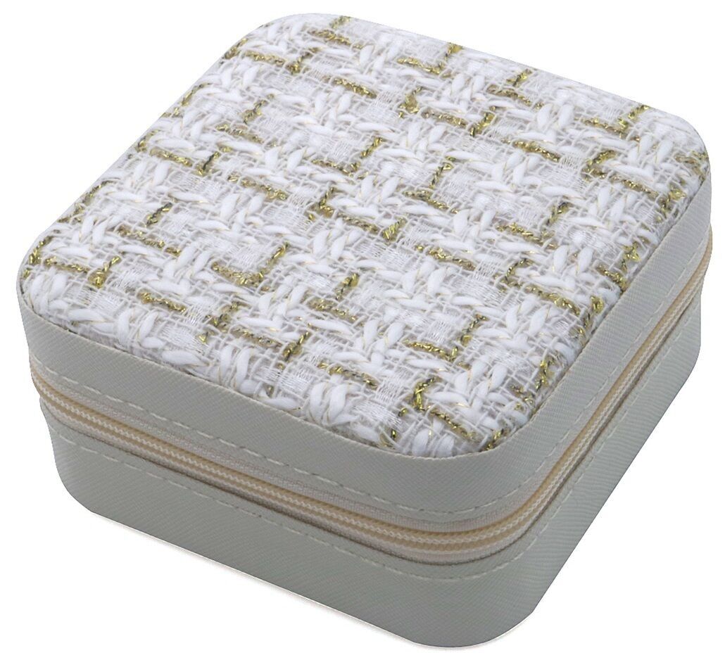 T-A4.1 PK954-001-1 Custodia da viaggio in PU per gioielli 10x10x5cm