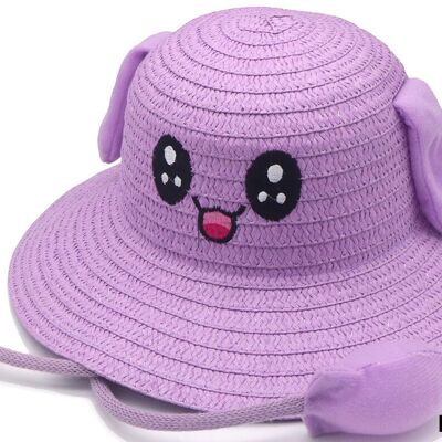 R-J6.1 HAT901-008-6 Gorro de verano con orejas móviles - Para niños