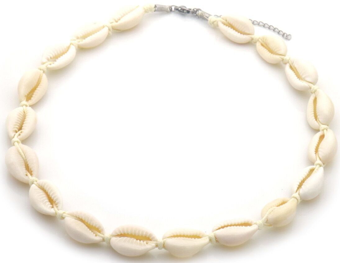 C-B24.1 N938-003-1 Collana Conchiglie Nero